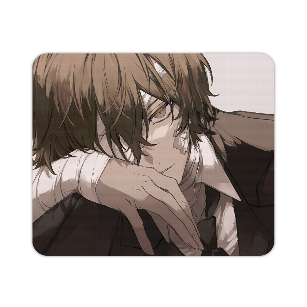 （画像用） 文豪ストレイドッグス Bungo Stray Dogs マウスパッド ステッチ加工 ラバー素材 防水 滑り止め 超薄型 ゲーミング/オフィス対応