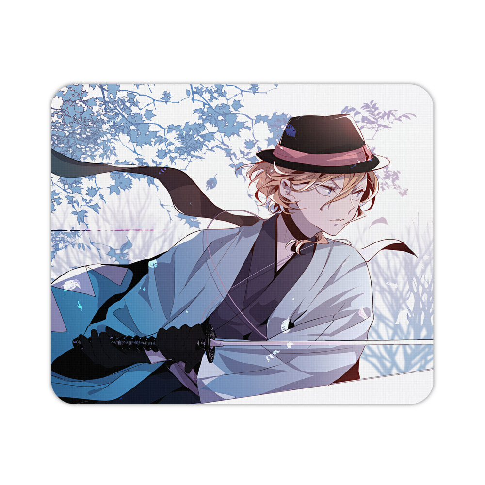 （画像用） 文豪ストレイドッグス Bungo Stray Dogs マウスパッド ステッチ加工 ラバー素材 防水 滑り止め 超薄型 ゲーミング/オフィス対応