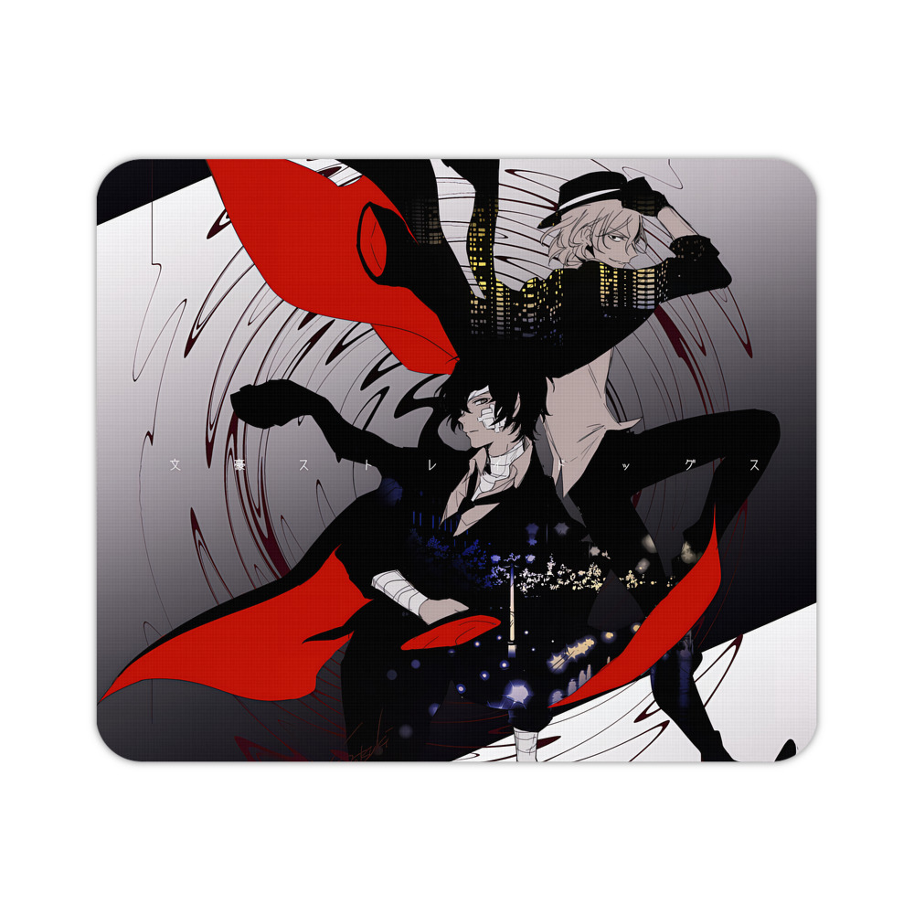 （画像用） 文豪ストレイドッグス Bungo Stray Dogs マウスパッド ステッチ加工 ラバー素材 防水 滑り止め 超薄型 ゲーミング/オフィス対応