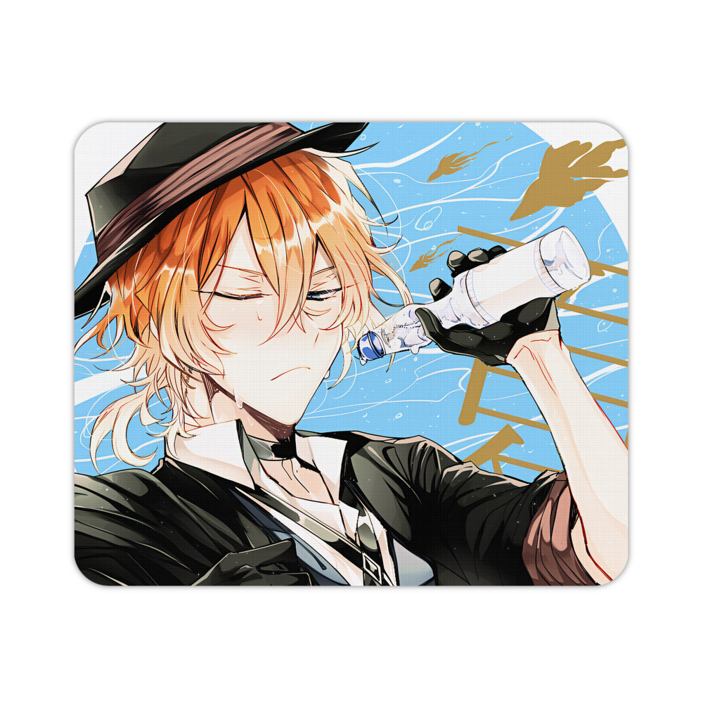 （画像用） 文豪ストレイドッグス Bungo Stray Dogs マウスパッド ステッチ加工 ラバー素材 防水 滑り止め 超薄型 ゲーミング/オフィス対応