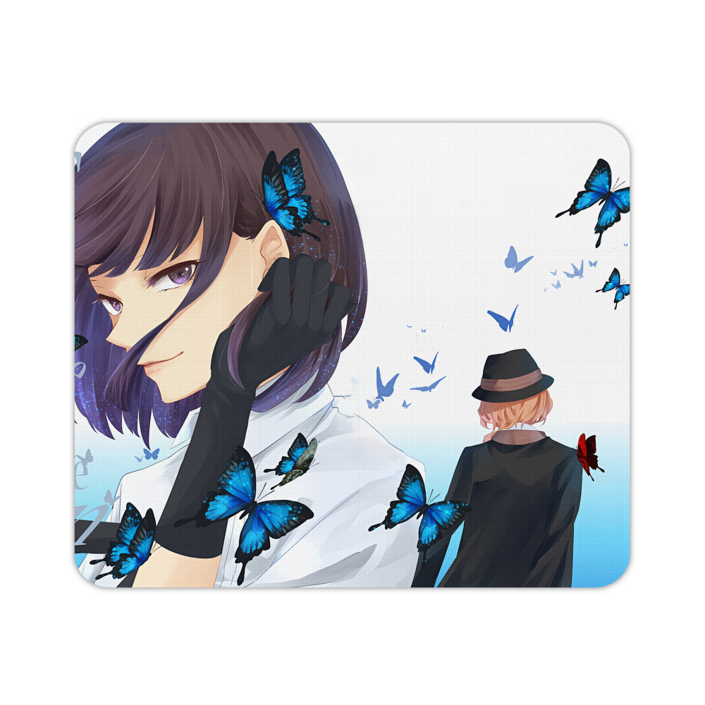 （画像用） 文豪ストレイドッグス Bungo Stray Dogs マウスパッド ステッチ加工 ラバー素材 防水 滑り止め 超薄型 ゲーミング/オフィス対応