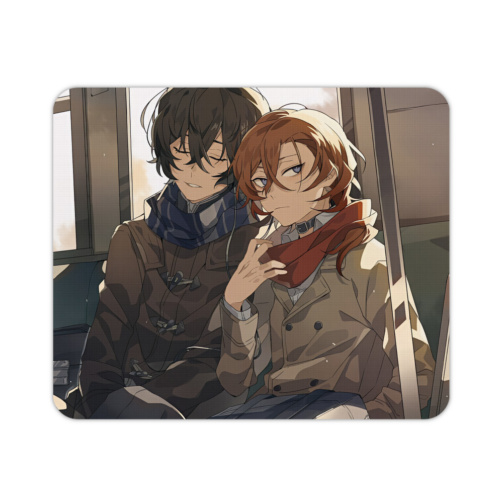 （画像用） 文豪ストレイドッグス Bungo Stray Dogs マウスパッド ステッチ加工 ラバー素材 防水 滑り止め 超薄型 ゲーミング/オフィス対応