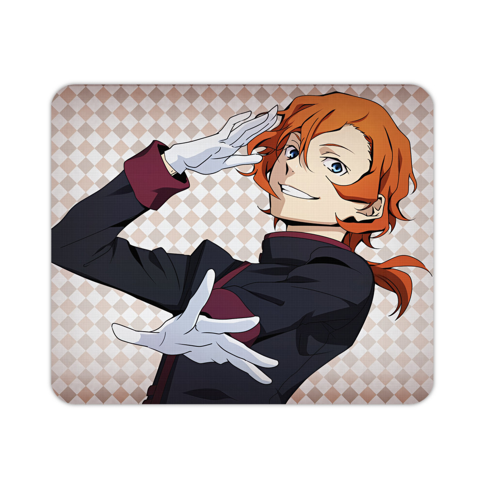 （画像用） 文豪ストレイドッグス Bungo Stray Dogs マウスパッド ステッチ加工 ラバー素材 防水 滑り止め 超薄型 ゲーミング/オフィス対応