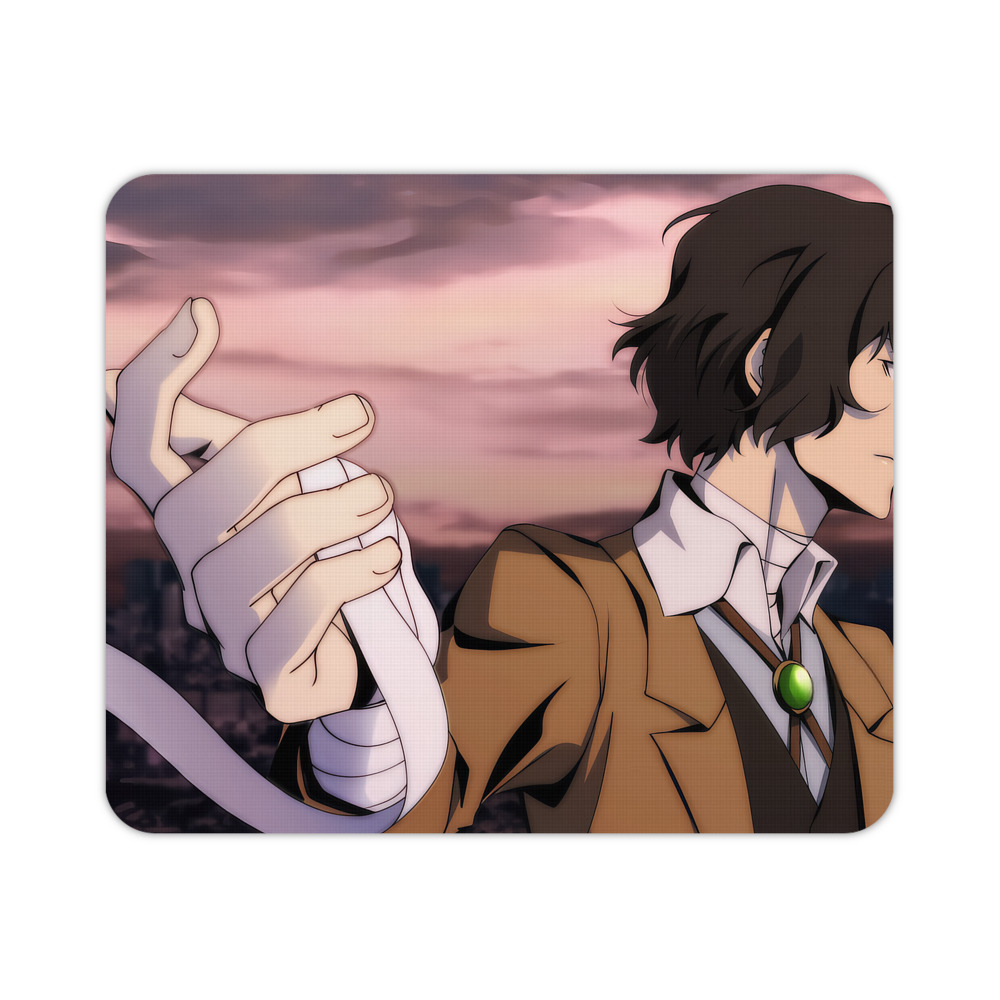 （画像用） 文豪ストレイドッグス Bungo Stray Dogs マウスパッド ステッチ加工 ラバー素材 防水 滑り止め 超薄型 ゲーミング/オフィス対応