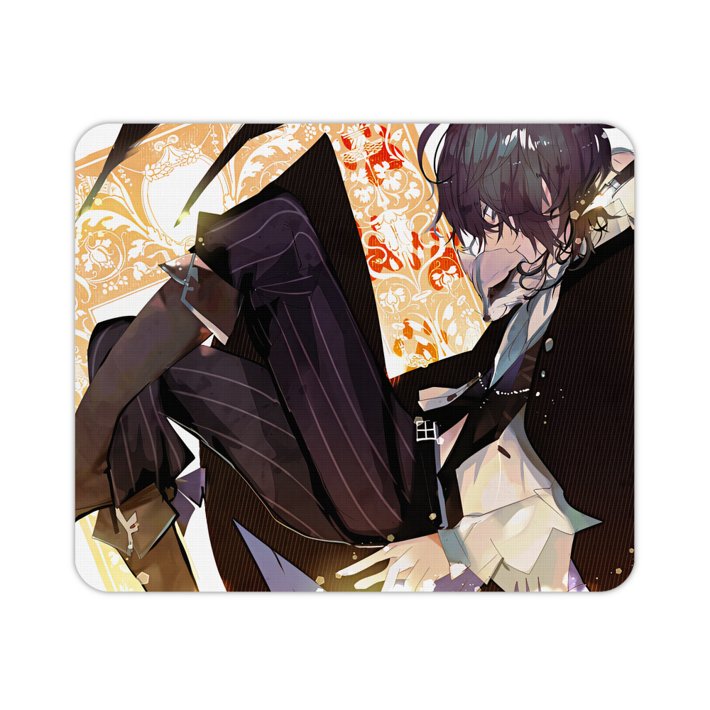 （画像用） 文豪ストレイドッグス Bungo Stray Dogs マウスパッド ステッチ加工 ラバー素材 防水 滑り止め 超薄型 ゲーミング/オフィス対応