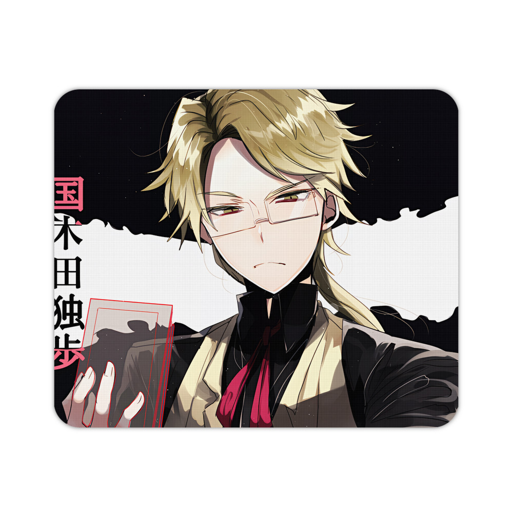 （画像用） 文豪ストレイドッグス Bungo Stray Dogs マウスパッド ステッチ加工 ラバー素材 防水 滑り止め 超薄型 ゲーミング/オフィス対応
