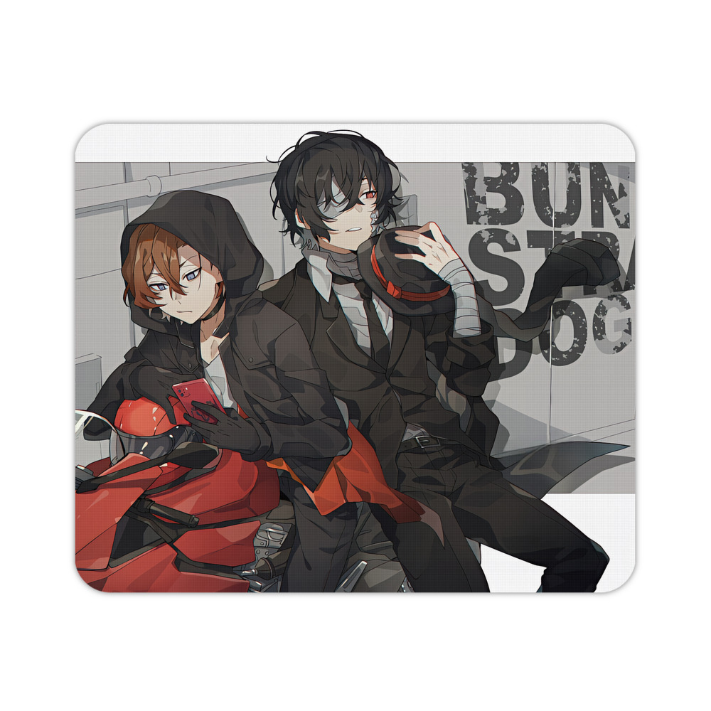 （画像用） 文豪ストレイドッグス Bungo Stray Dogs マウスパッド ステッチ加工 ラバー素材 防水 滑り止め 超薄型 ゲーミング/オフィス対応