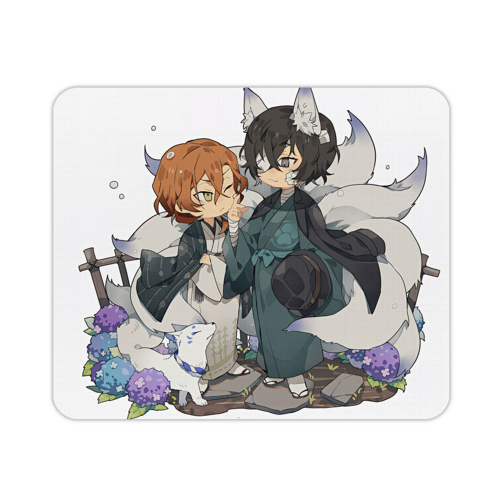 （画像用） 文豪ストレイドッグス Bungo Stray Dogs マウスパッド ステッチ加工 ラバー素材 防水 滑り止め 超薄型 ゲーミング/オフィス対応