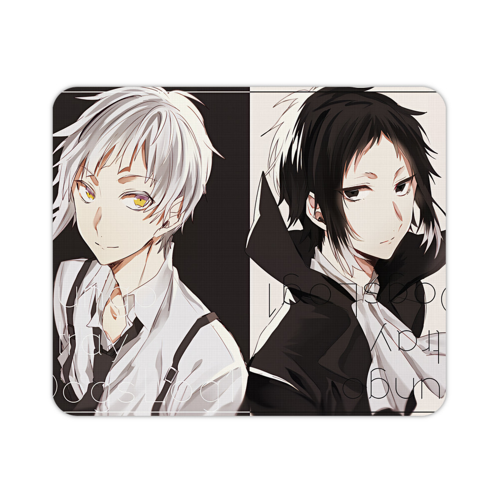 （画像用） 文豪ストレイドッグス Bungo Stray Dogs マウスパッド ステッチ加工 ラバー素材 防水 滑り止め 超薄型 ゲーミング/オフィス対応