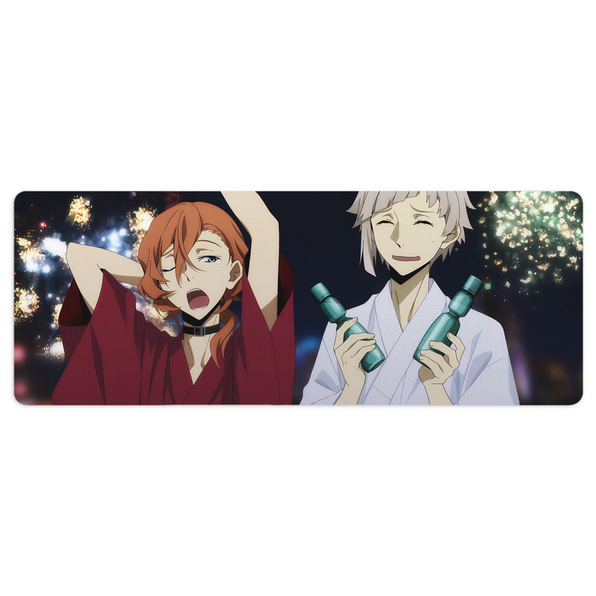 （画像用） 文豪ストレイドッグス Bungo Stray Dogs ステッチ加工 大判デスクマット／滑り止めマウスパッド