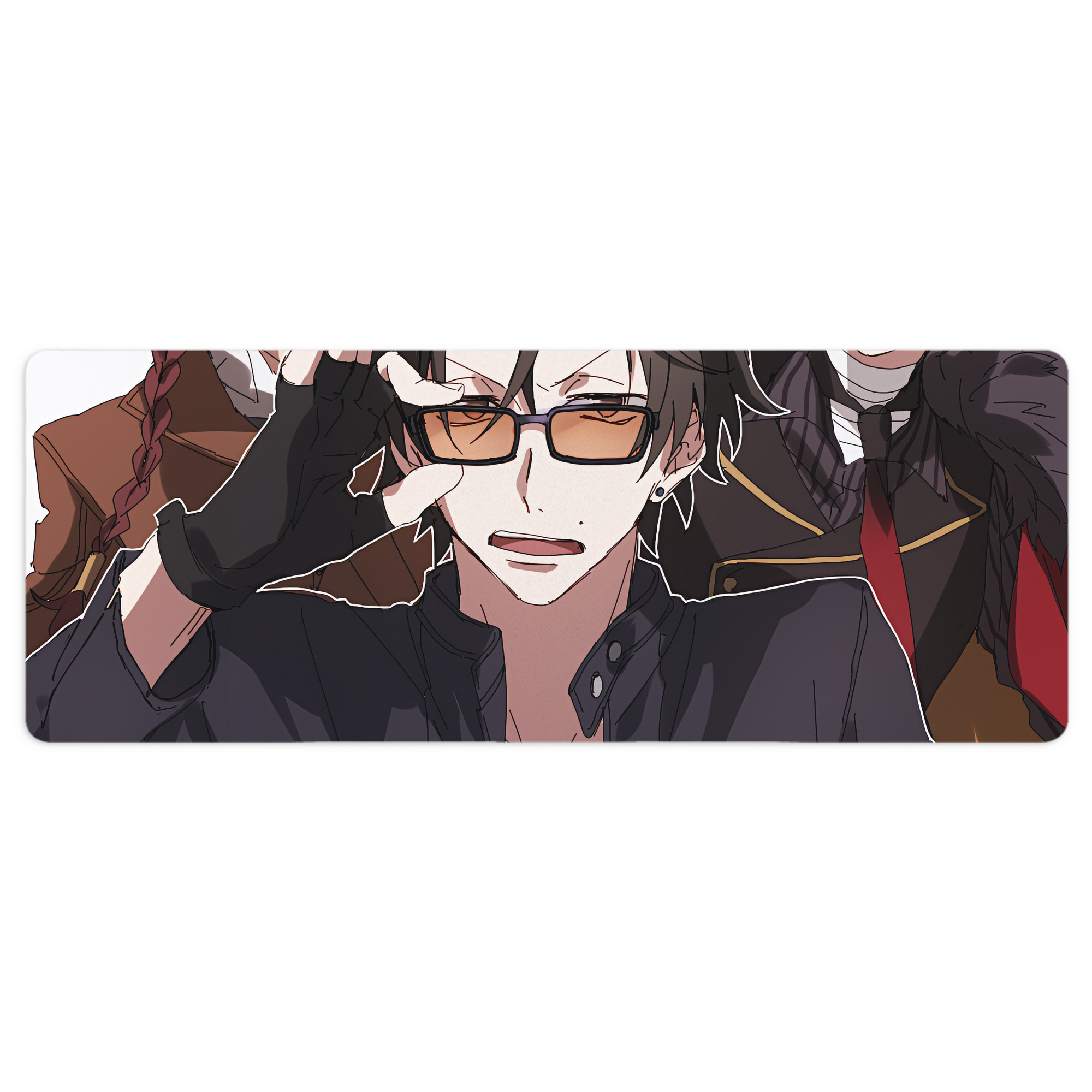 （画像用） 文豪ストレイドッグス Bungo Stray Dogs ステッチ加工 大判デスクマット／滑り止めマウスパッド