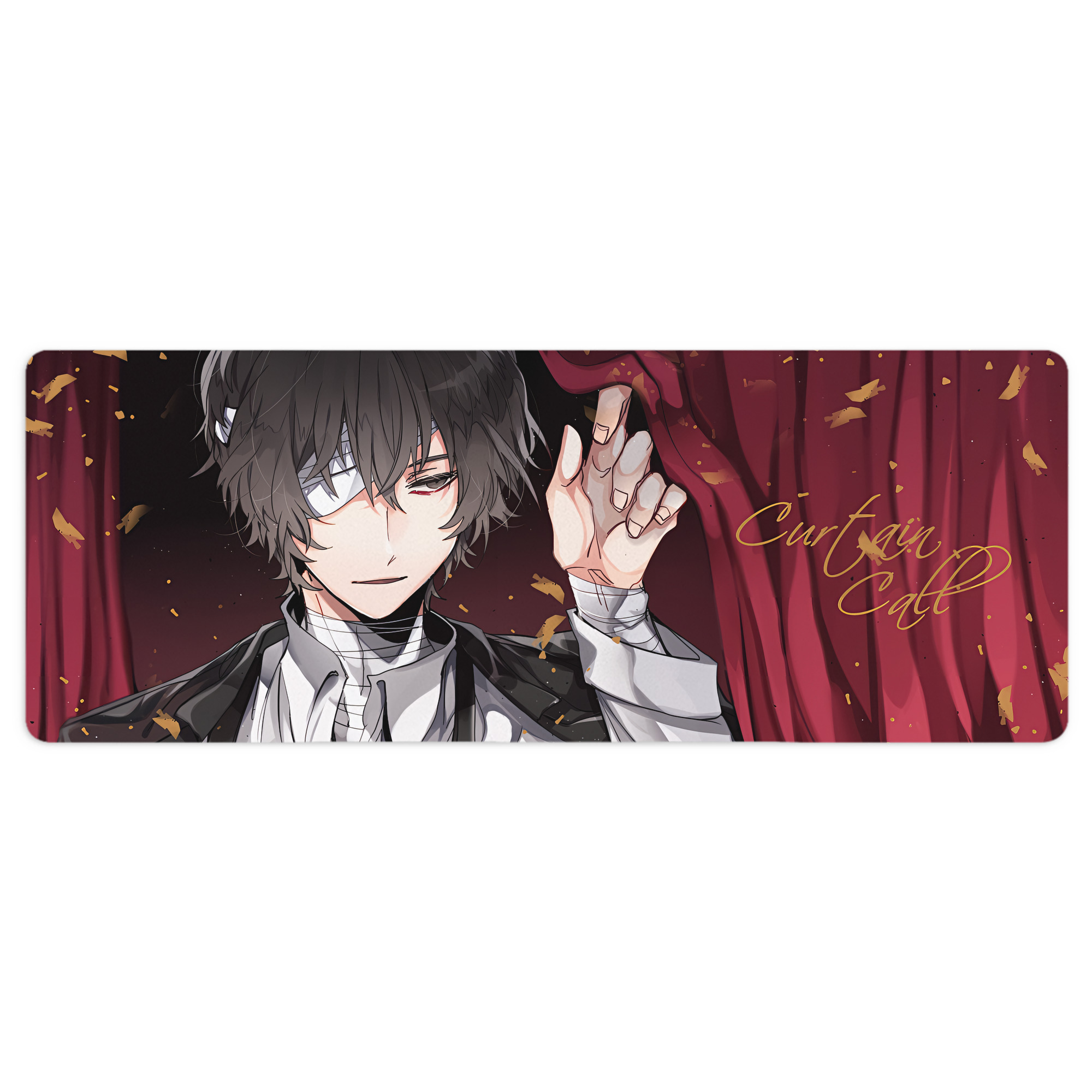 （画像用） 文豪ストレイドッグス Bungo Stray Dogs ステッチ加工 大判デスクマット／滑り止めマウスパッド