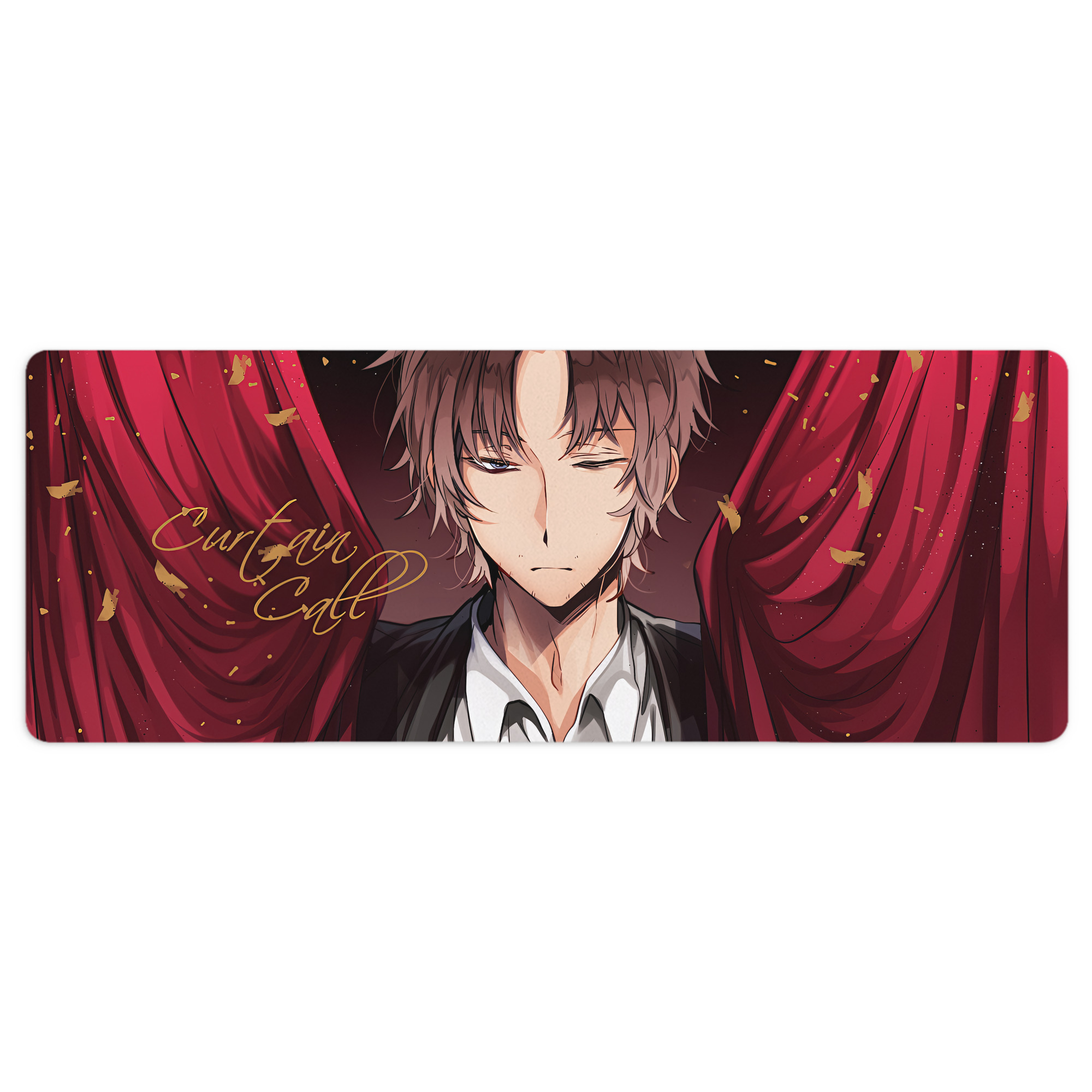 （画像用） 文豪ストレイドッグス Bungo Stray Dogs ステッチ加工 大判デスクマット／滑り止めマウスパッド