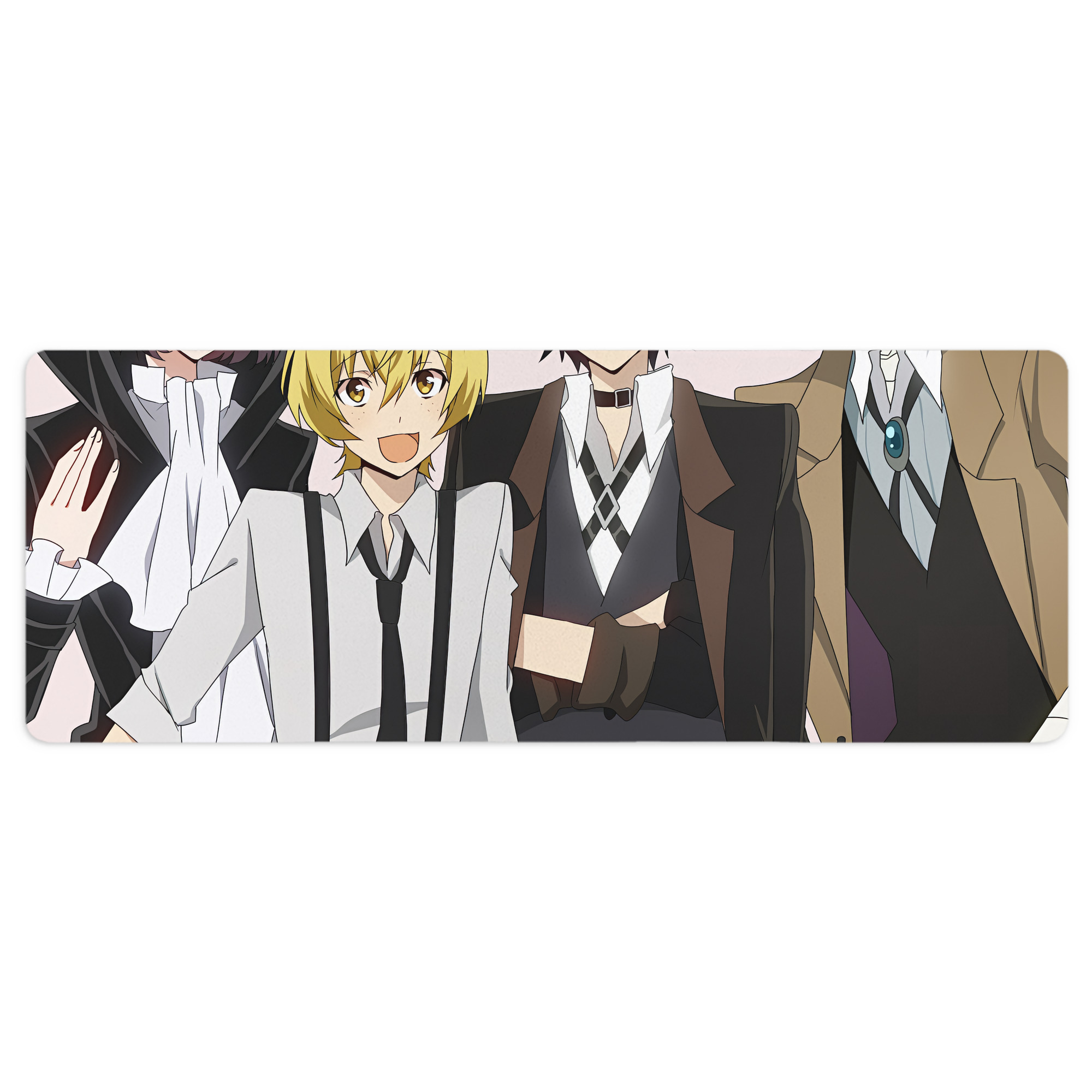 （画像用） 文豪ストレイドッグス Bungo Stray Dogs ステッチ加工 大判デスクマット／滑り止めマウスパッド