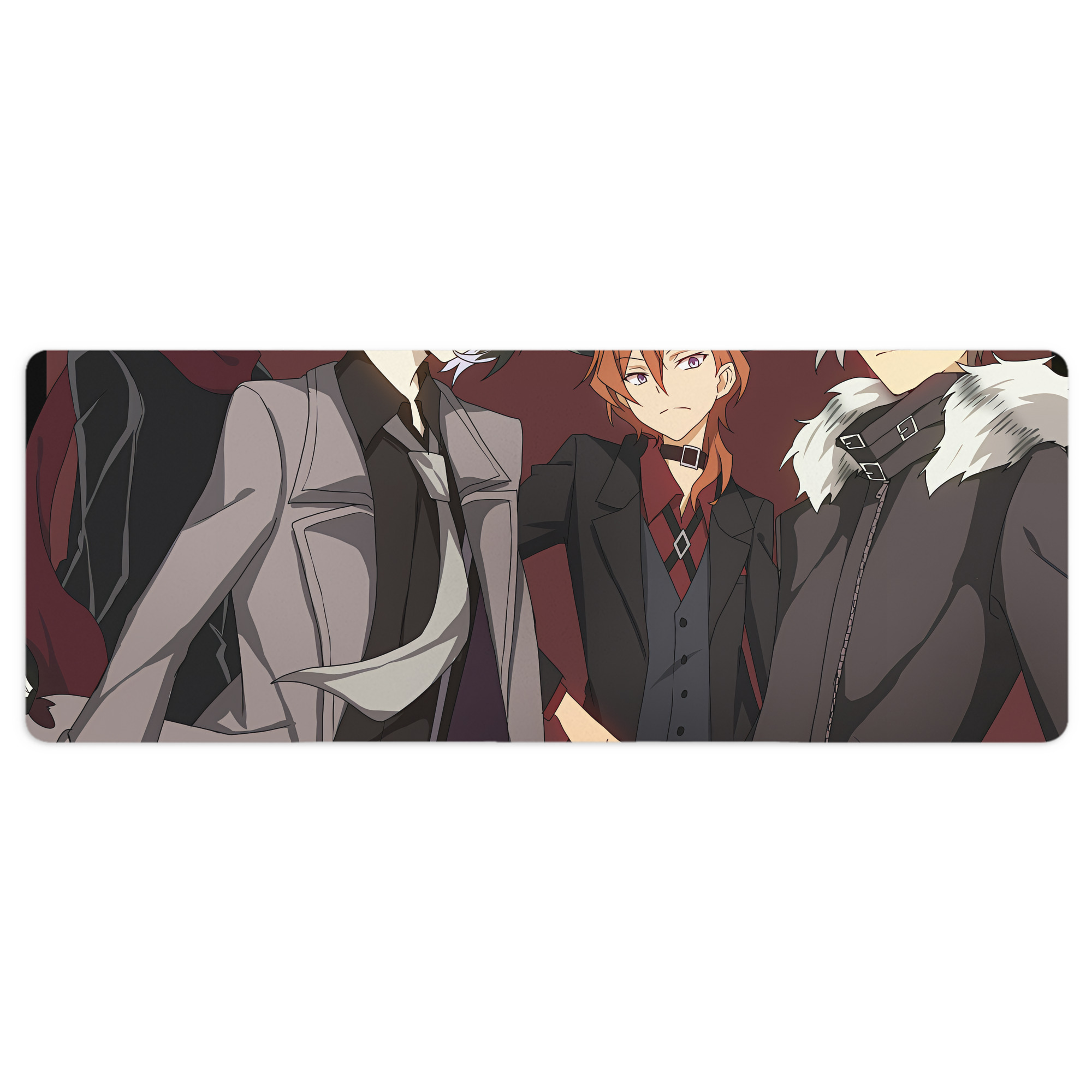 （画像用） 文豪ストレイドッグス Bungo Stray Dogs ステッチ加工 大判デスクマット／滑り止めマウスパッド