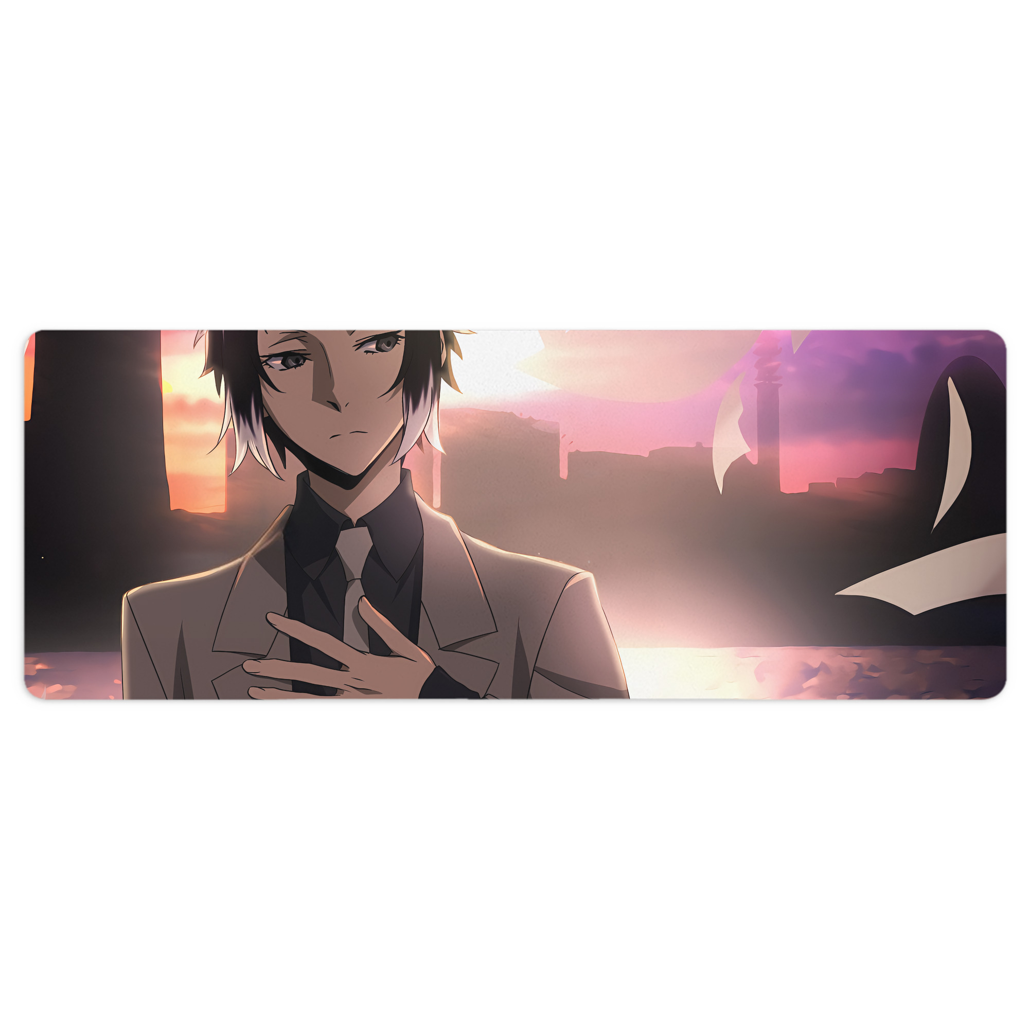 （画像用） 文豪ストレイドッグス Bungo Stray Dogs ステッチ加工 大判デスクマット／滑り止めマウスパッド