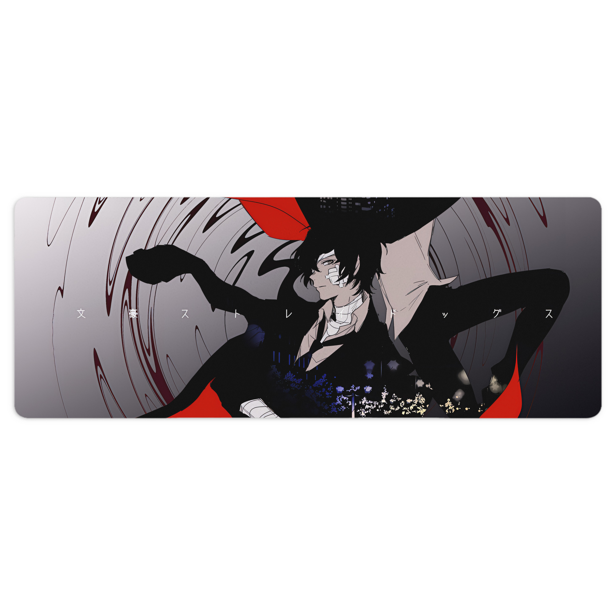 （画像用） 文豪ストレイドッグス Bungo Stray Dogs ステッチ加工 大判デスクマット／滑り止めマウスパッド