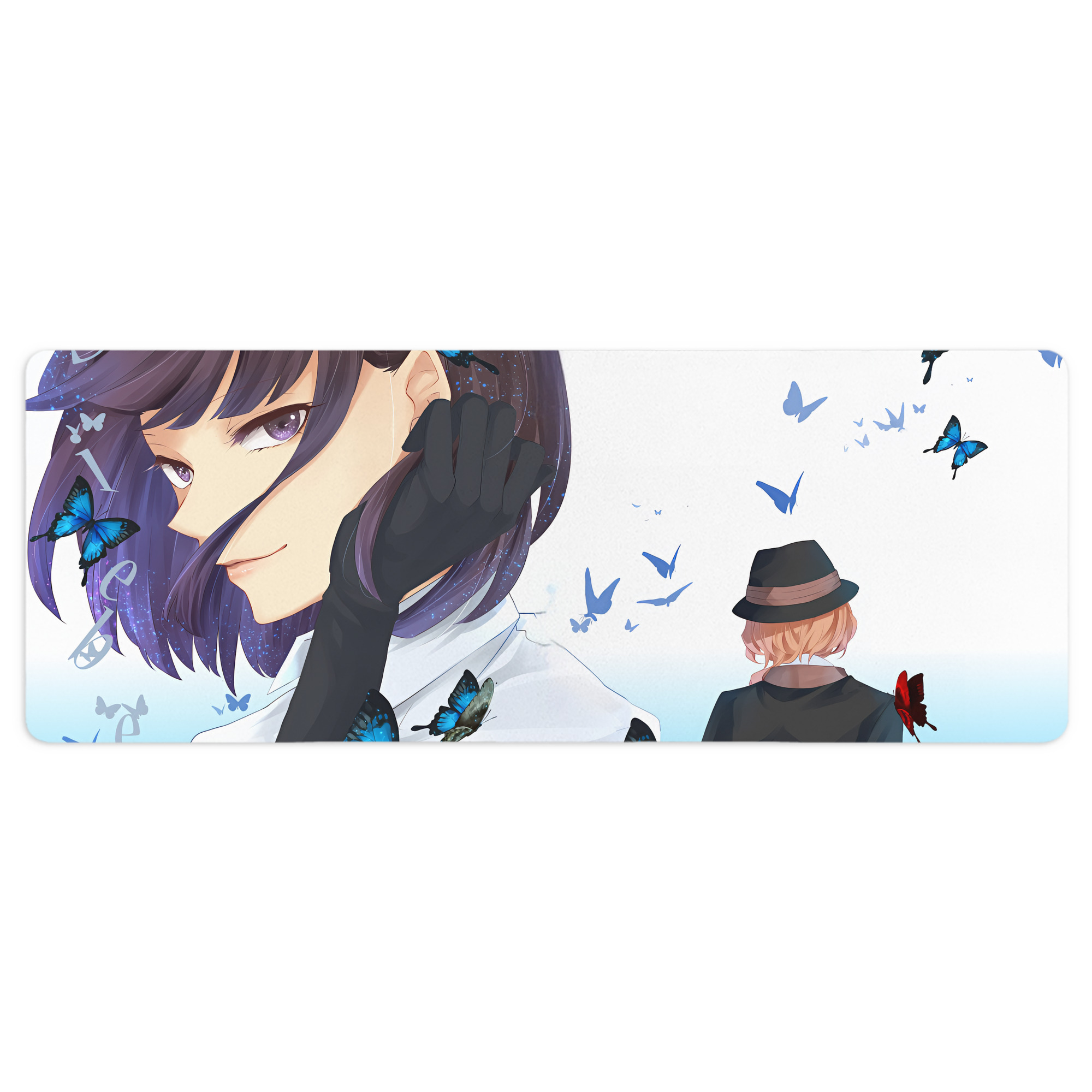 （画像用） 文豪ストレイドッグス Bungo Stray Dogs ステッチ加工 大判デスクマット／滑り止めマウスパッド