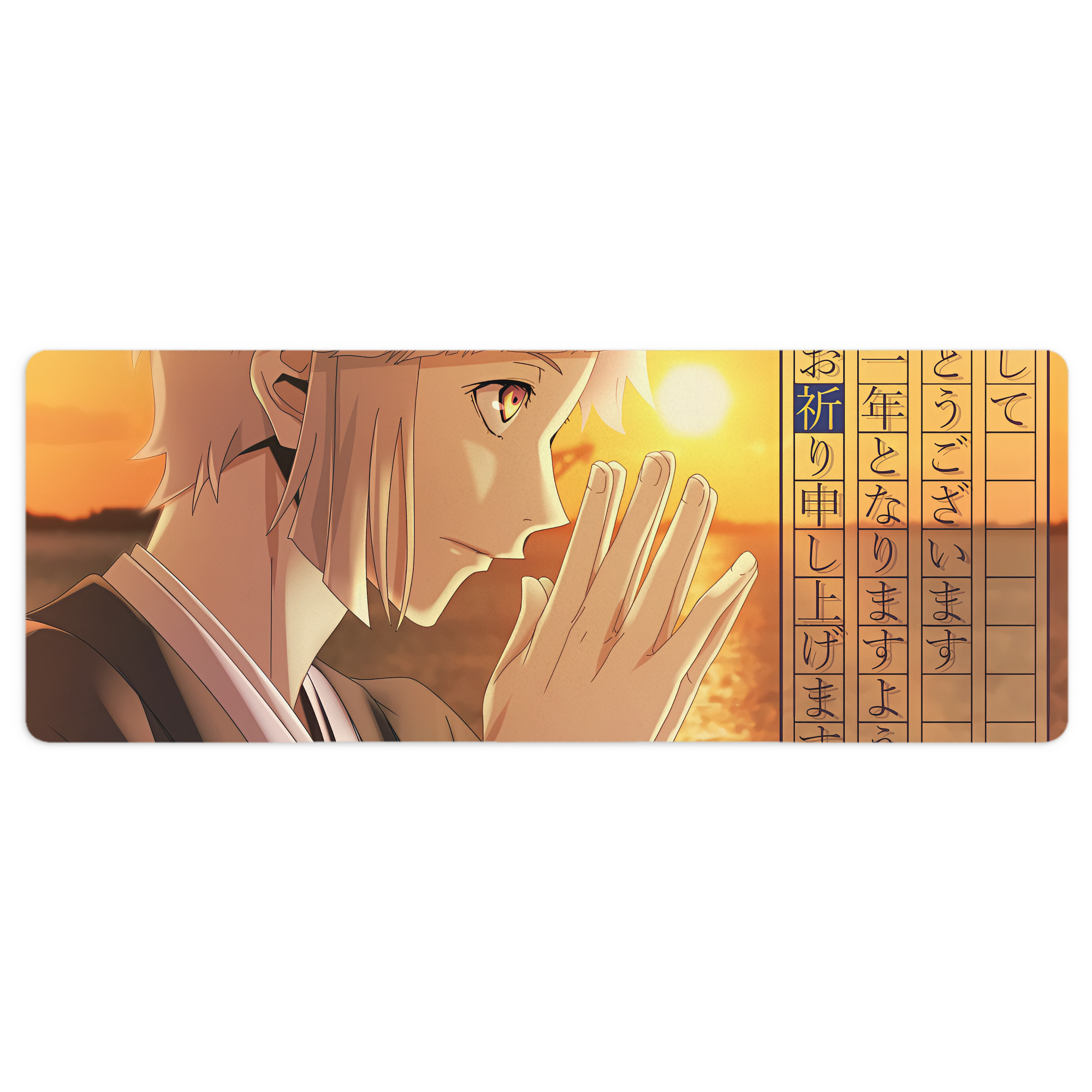 （画像用） 文豪ストレイドッグス Bungo Stray Dogs ステッチ加工 大判デスクマット／滑り止めマウスパッド