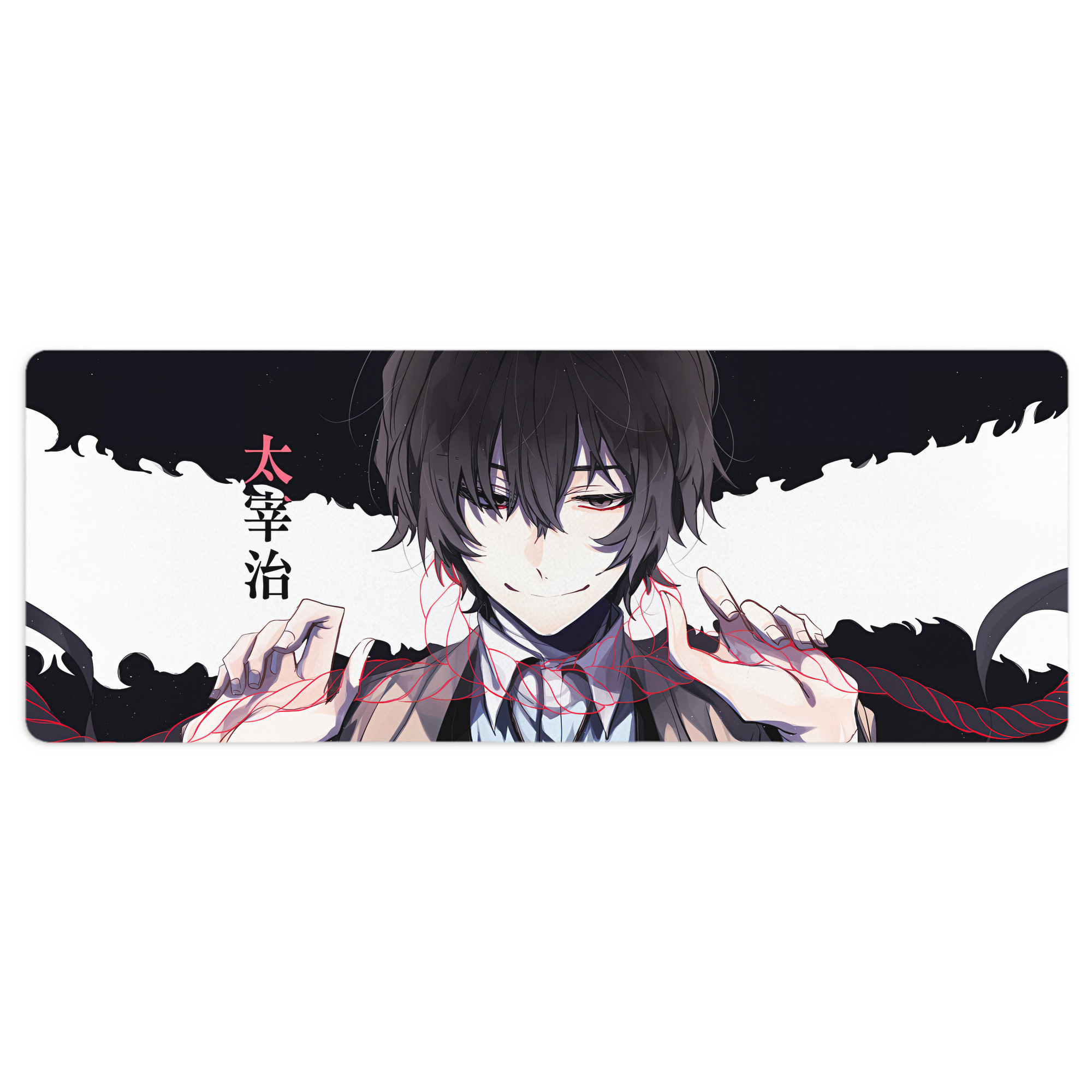 （画像用） 文豪ストレイドッグス Bungo Stray Dogs ステッチ加工 大判デスクマット／滑り止めマウスパッド