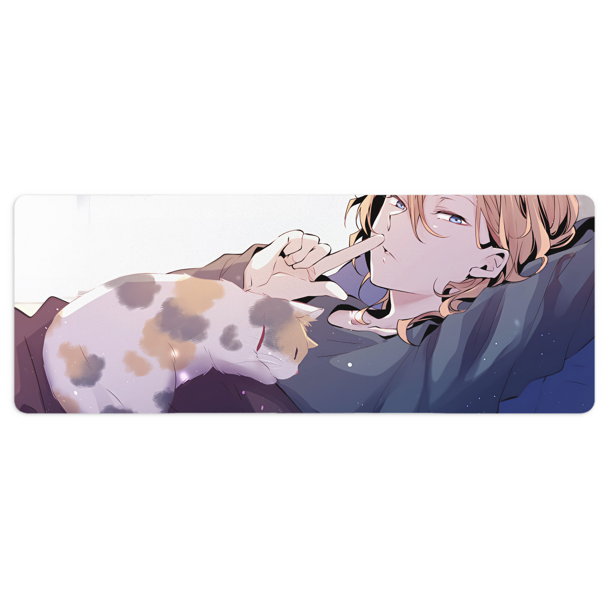 （画像用） 文豪ストレイドッグス Bungo Stray Dogs ステッチ加工 大判デスクマット／滑り止めマウスパッド