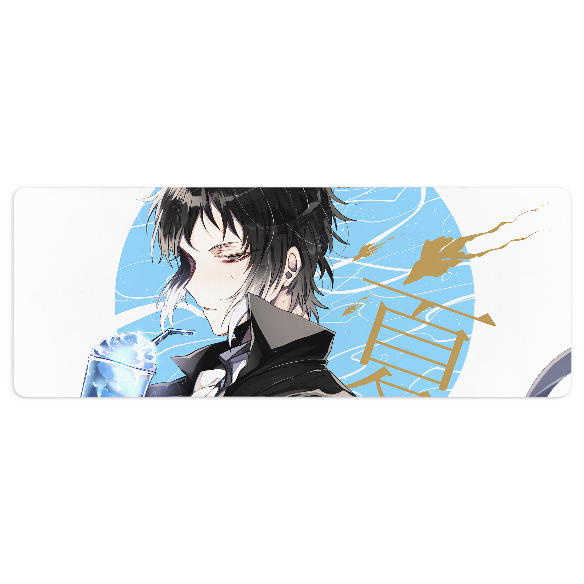 （画像用） 文豪ストレイドッグス Bungo Stray Dogs ステッチ加工 大判デスクマット／滑り止めマウスパッド