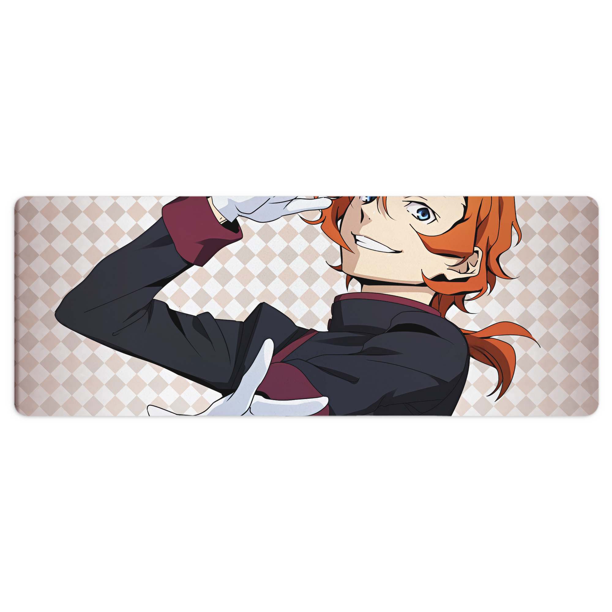 （画像用） 文豪ストレイドッグス Bungo Stray Dogs ステッチ加工 大判デスクマット／滑り止めマウスパッド
