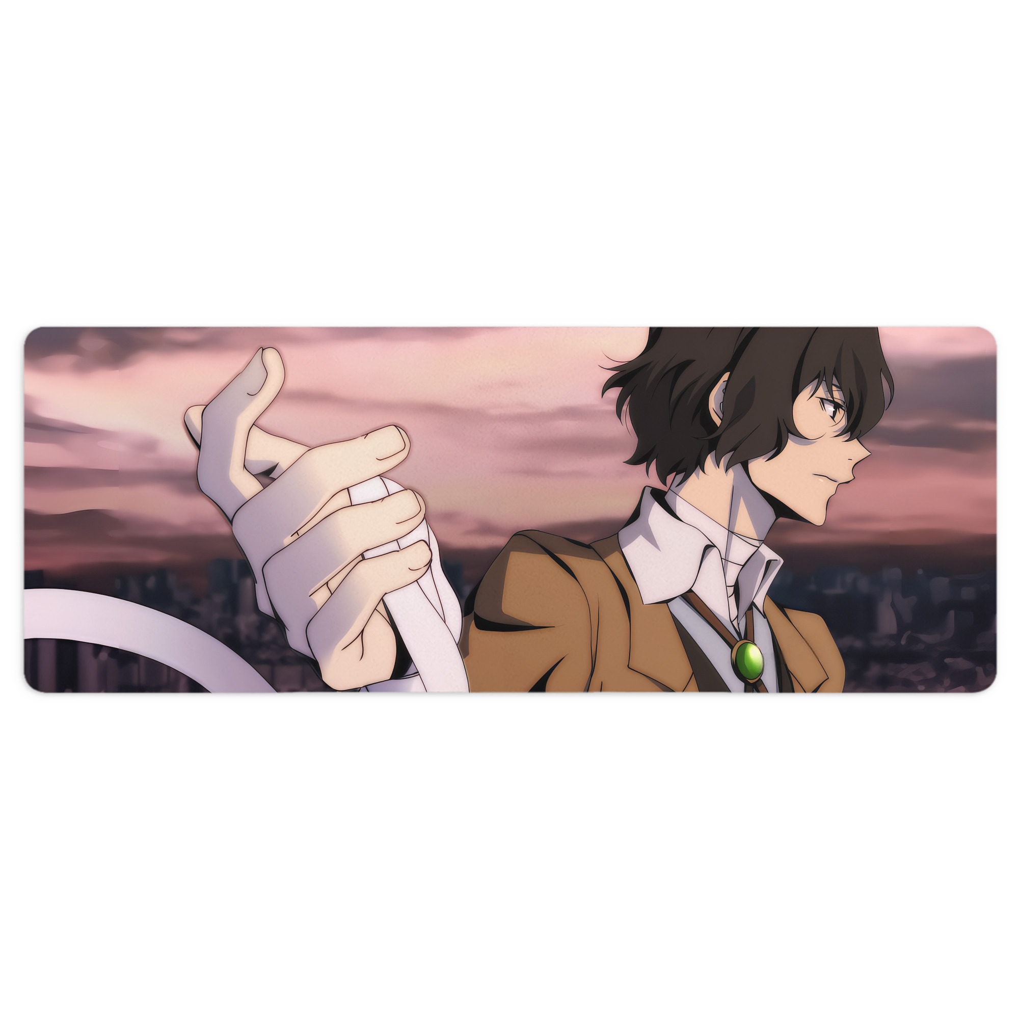 （画像用） 文豪ストレイドッグス Bungo Stray Dogs ステッチ加工 大判デスクマット／滑り止めマウスパッド