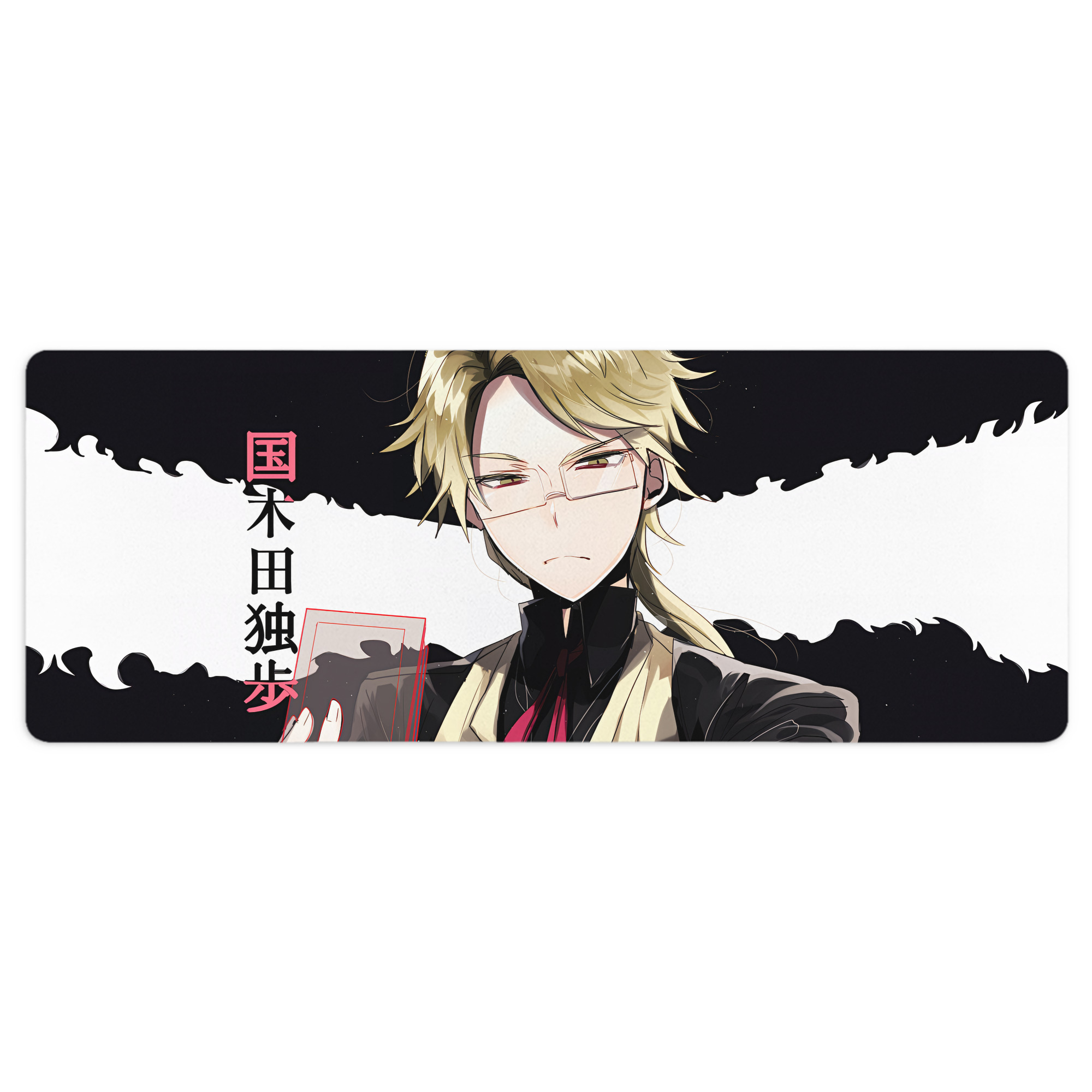 （画像用） 文豪ストレイドッグス Bungo Stray Dogs ステッチ加工 大判デスクマット／滑り止めマウスパッド