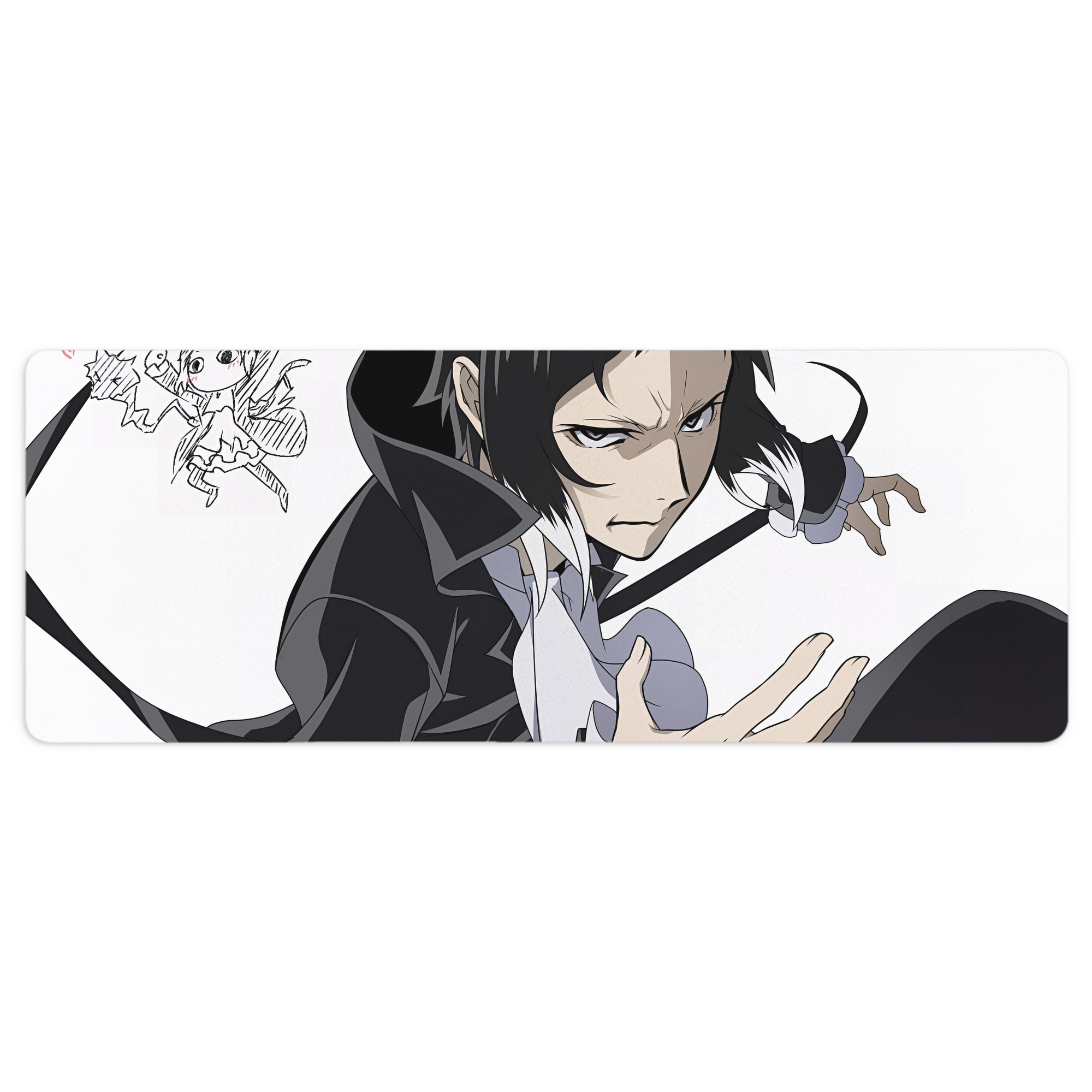 （画像用） 文豪ストレイドッグス Bungo Stray Dogs ステッチ加工 大判デスクマット／滑り止めマウスパッド