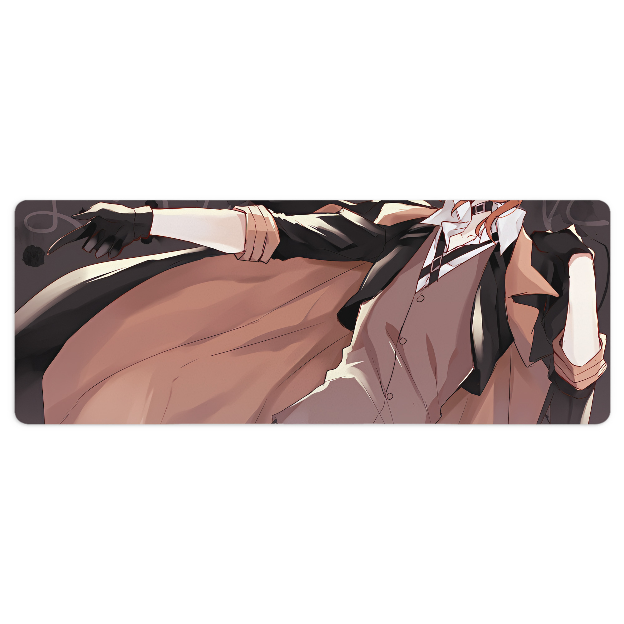 （画像用） 文豪ストレイドッグス Bungo Stray Dogs ステッチ加工 大判デスクマット／滑り止めマウスパッド