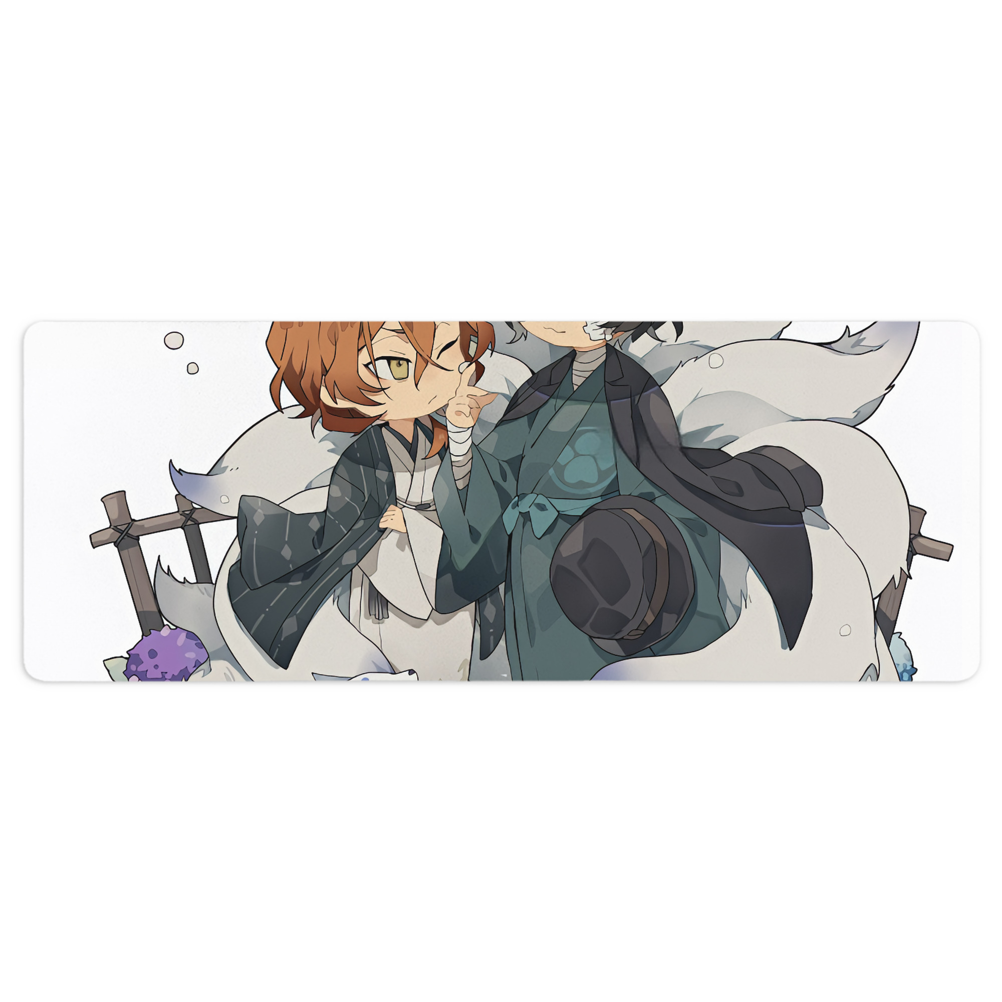 （画像用） 文豪ストレイドッグス Bungo Stray Dogs ステッチ加工 大判デスクマット／滑り止めマウスパッド