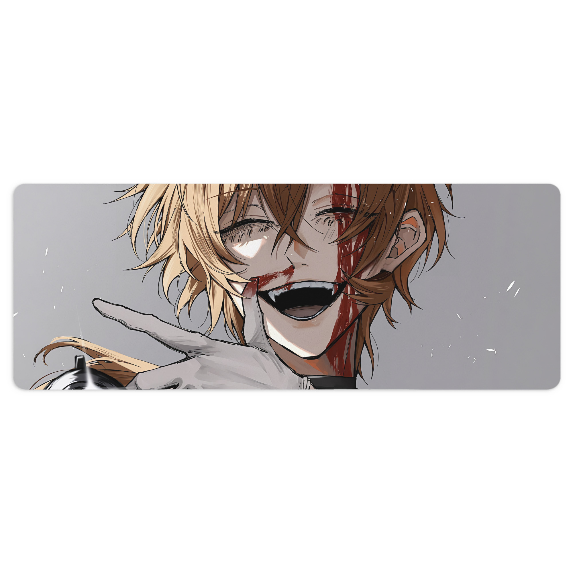 （画像用） 文豪ストレイドッグス Bungo Stray Dogs ステッチ加工 大判デスクマット／滑り止めマウスパッド