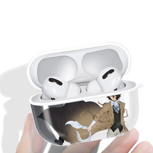 文豪ストレイドッグス Bungo Stray Dogs 【AirPods Pro用】ハードシェル保護ケース 耐衝撃・防指紋・カラビナ付き商品仕様
