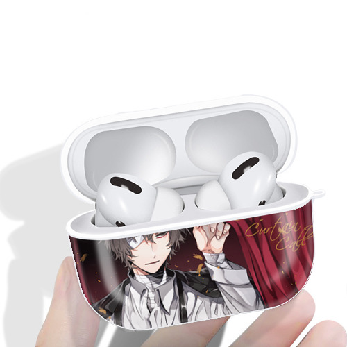 文豪ストレイドッグス Bungo Stray Dogs 【AirPods Pro用】ハードシェル保護ケース 耐衝撃・防指紋・カラビナ付き商品仕様