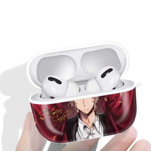 文豪ストレイドッグス Bungo Stray Dogs 【AirPods Pro用】ハードシェル保護ケース 耐衝撃・防指紋・カラビナ付き商品仕様