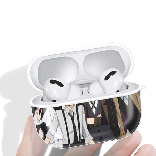 文豪ストレイドッグス Bungo Stray Dogs 【AirPods Pro用】ハードシェル保護ケース 耐衝撃・防指紋・カラビナ付き商品仕様