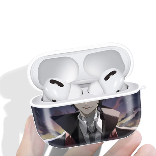 文豪ストレイドッグス Bungo Stray Dogs 【AirPods Pro用】ハードシェル保護ケース 耐衝撃・防指紋・カラビナ付き商品仕様
