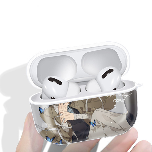文豪ストレイドッグス Bungo Stray Dogs 【AirPods Pro用】ハードシェル保護ケース 耐衝撃・防指紋・カラビナ付き商品仕様