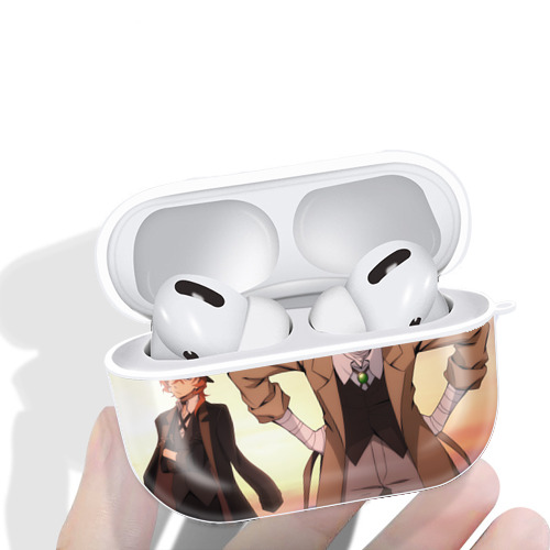 文豪ストレイドッグス Bungo Stray Dogs 【AirPods Pro用】ハードシェル保護ケース 耐衝撃・防指紋・カラビナ付き商品仕様