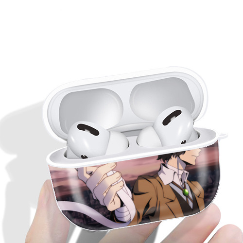 文豪ストレイドッグス Bungo Stray Dogs 【AirPods Pro用】ハードシェル保護ケース 耐衝撃・防指紋・カラビナ付き商品仕様