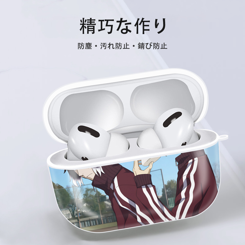 文豪ストレイドッグス Bungo Stray Dogs 【AirPods Pro用】ハードシェル保護ケース 耐衝撃・防指紋・カラビナ付き商品仕様