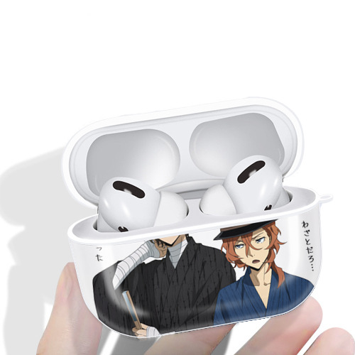 文豪ストレイドッグス Bungo Stray Dogs 【AirPods Pro用】ハードシェル保護ケース 耐衝撃・防指紋・カラビナ付き商品仕様