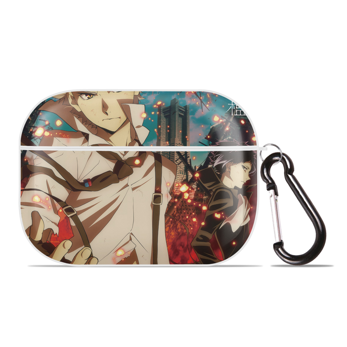 （画像用） 文豪ストレイドッグス Bungo Stray Dogs 【AirPods Pro用】ハードシェル保護ケース 耐衝撃・防指紋・カラビナ付き商品仕様
