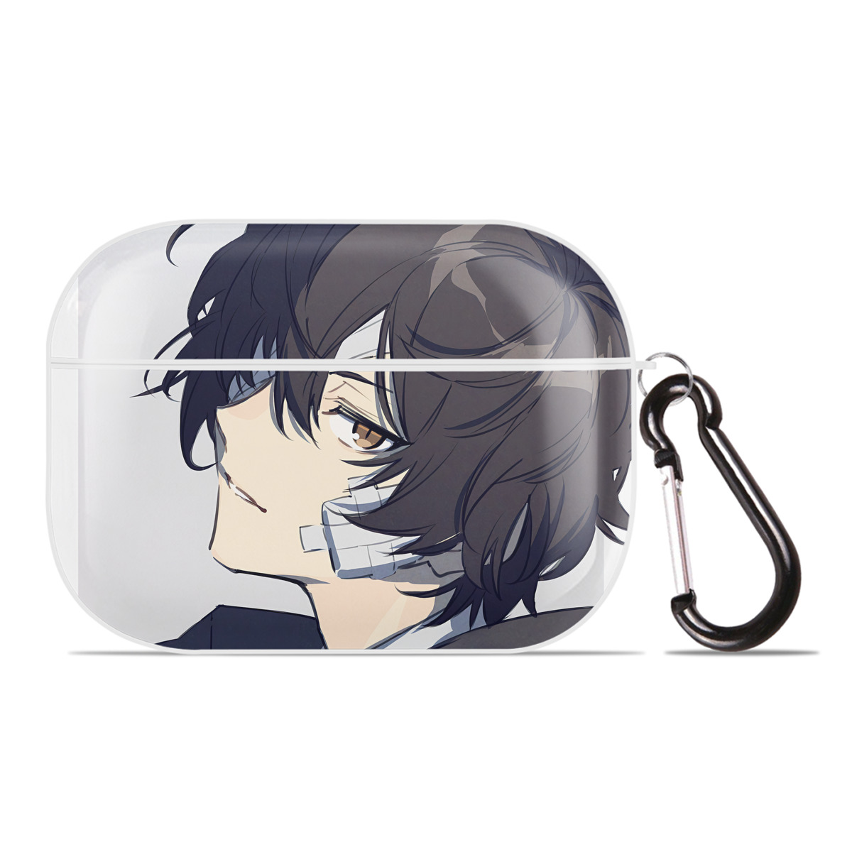 （画像用） 文豪ストレイドッグス Bungo Stray Dogs 【AirPods Pro用】ハードシェル保護ケース 耐衝撃・防指紋・カラビナ付き商品仕様