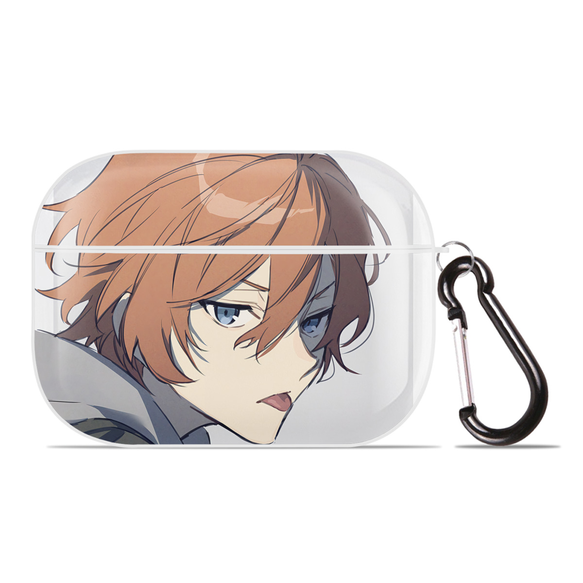 （画像用） 文豪ストレイドッグス Bungo Stray Dogs 【AirPods Pro用】ハードシェル保護ケース 耐衝撃・防指紋・カラビナ付き商品仕様