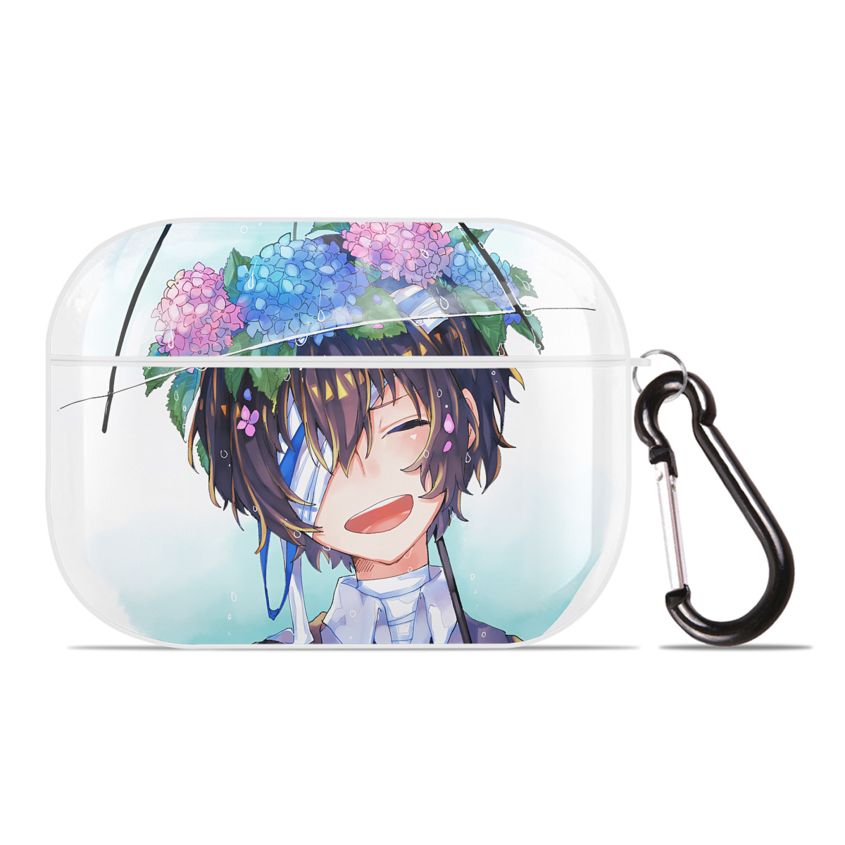 （画像用） 文豪ストレイドッグス Bungo Stray Dogs 【AirPods Pro用】ハードシェル保護ケース 耐衝撃・防指紋・カラビナ付き商品仕様