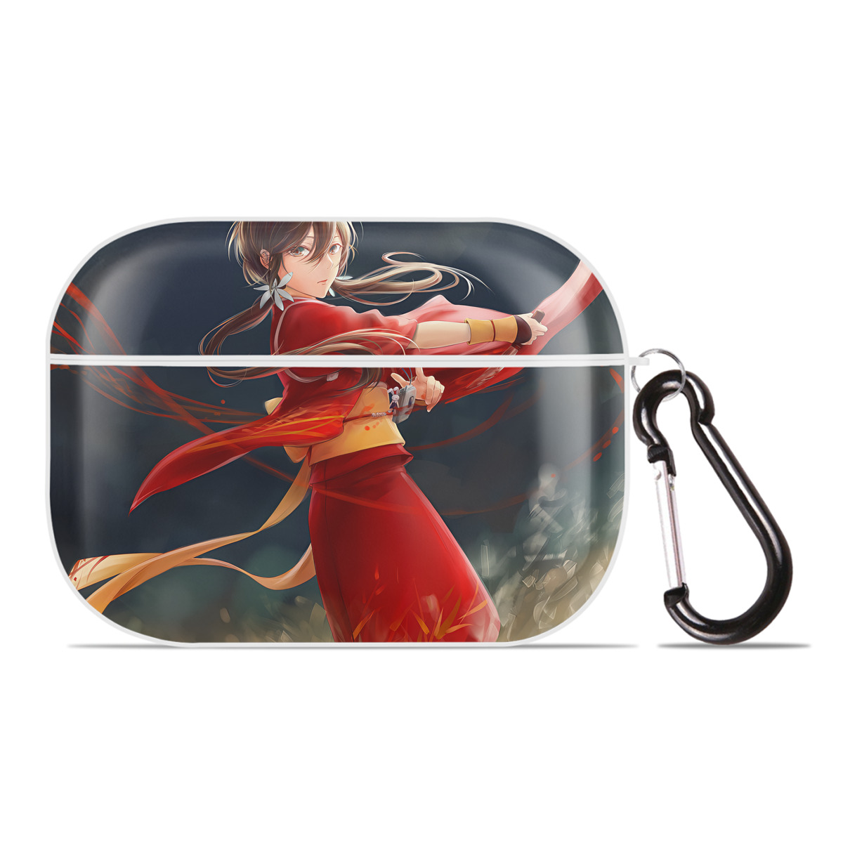 （画像用） 文豪ストレイドッグス Bungo Stray Dogs 【AirPods Pro用】ハードシェル保護ケース 耐衝撃・防指紋・カラビナ付き商品仕様