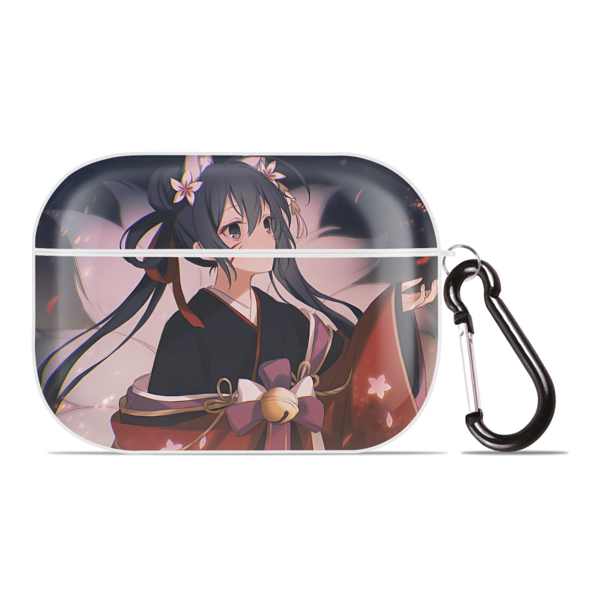 （画像用） 文豪ストレイドッグス Bungo Stray Dogs 【AirPods Pro用】ハードシェル保護ケース 耐衝撃・防指紋・カラビナ付き商品仕様