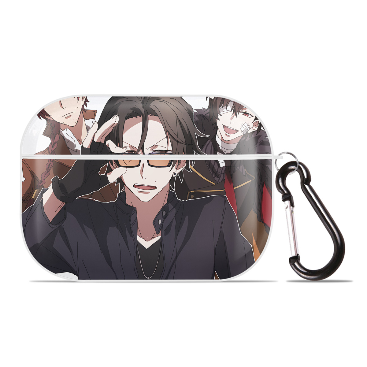 （画像用） 文豪ストレイドッグス Bungo Stray Dogs 【AirPods Pro用】ハードシェル保護ケース 耐衝撃・防指紋・カラビナ付き商品仕様